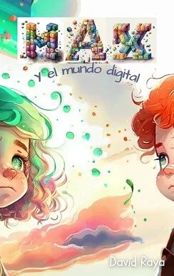 Portada cuento para niños informática max y el mundo digital